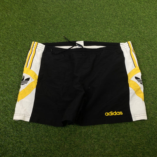 90s Adidas Shorts Black XL - Vintage Box