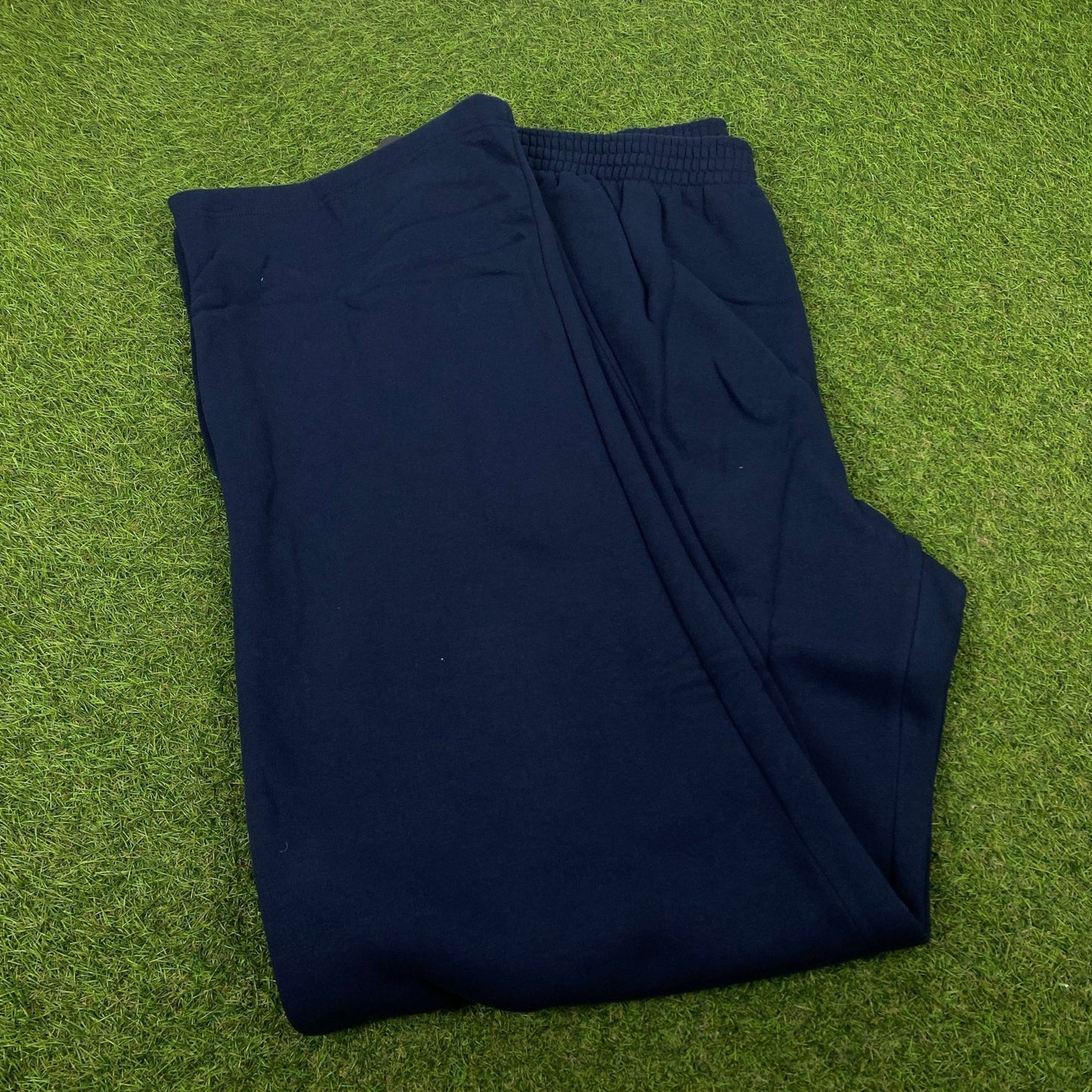 00s Nike Cotton Joggers Blue XXL - Vintage Box