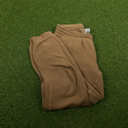 00s Nike Cotton Joggers Brown Small