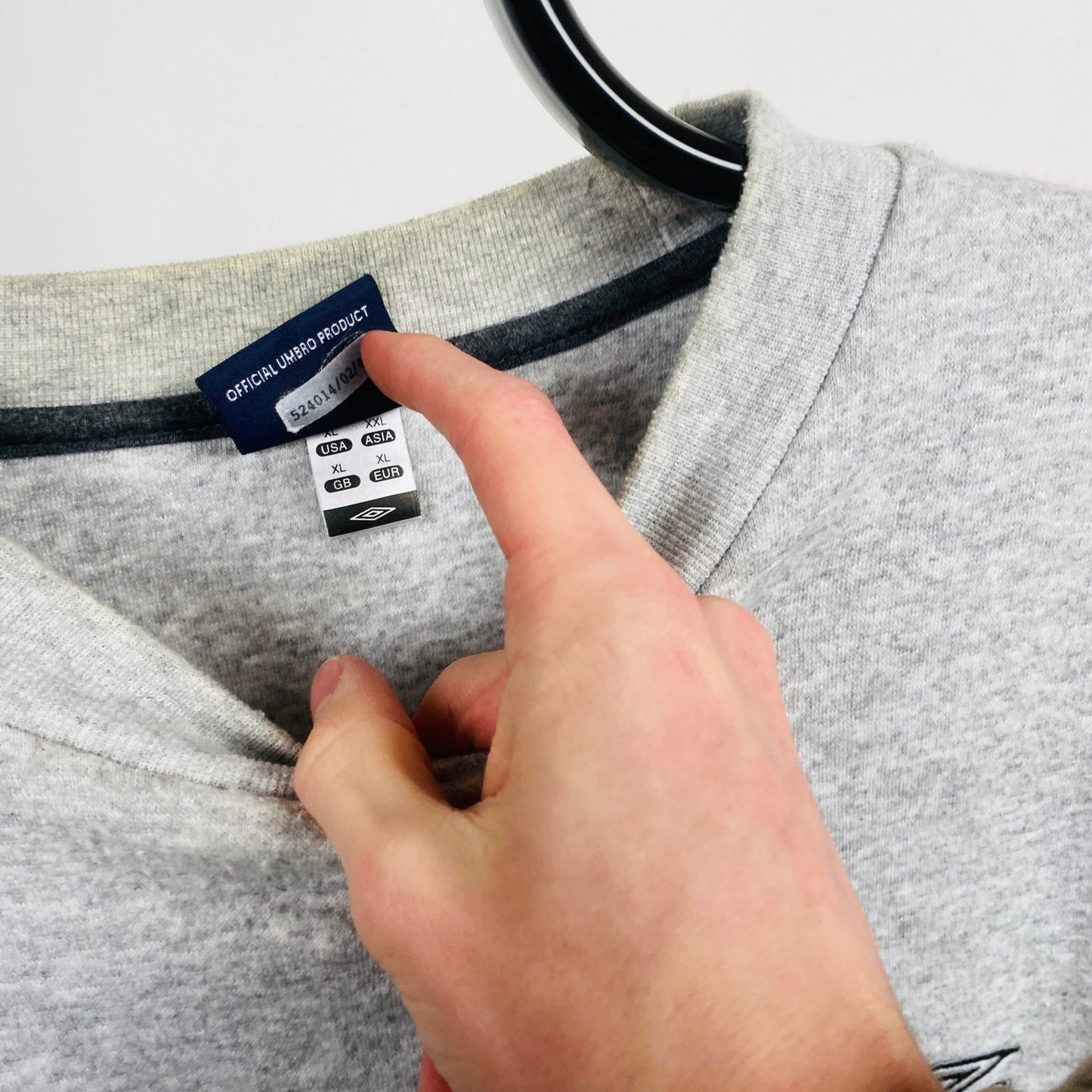 Retro Umbro Sweatshirt Grey XL - Vintage Box