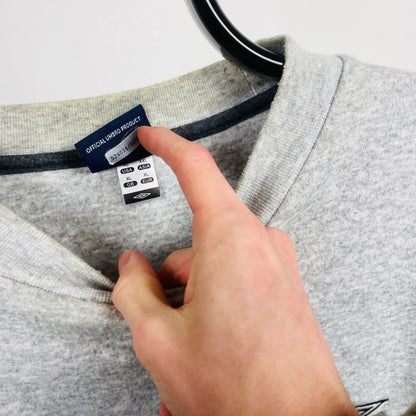 Retro Umbro Sweatshirt Grey XL - Vintage Box