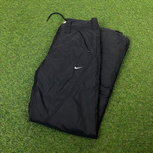 00s Nike Ski Salopettes Puffer Joggers Black Small - Vintage Box