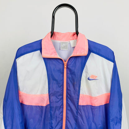 90s Nike Windbreaker Jacket Purple Small - Vintage Box