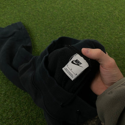00s Nike Cotton Joggers Black Medium - Vintage Box