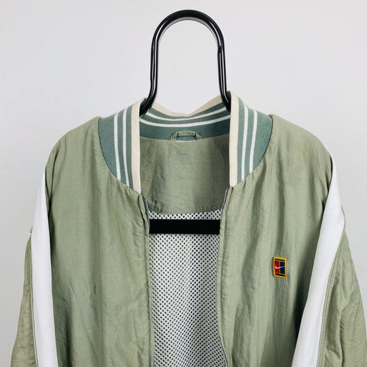 90s Challenge Court Varsity Jacket Green XL - Vintage Box