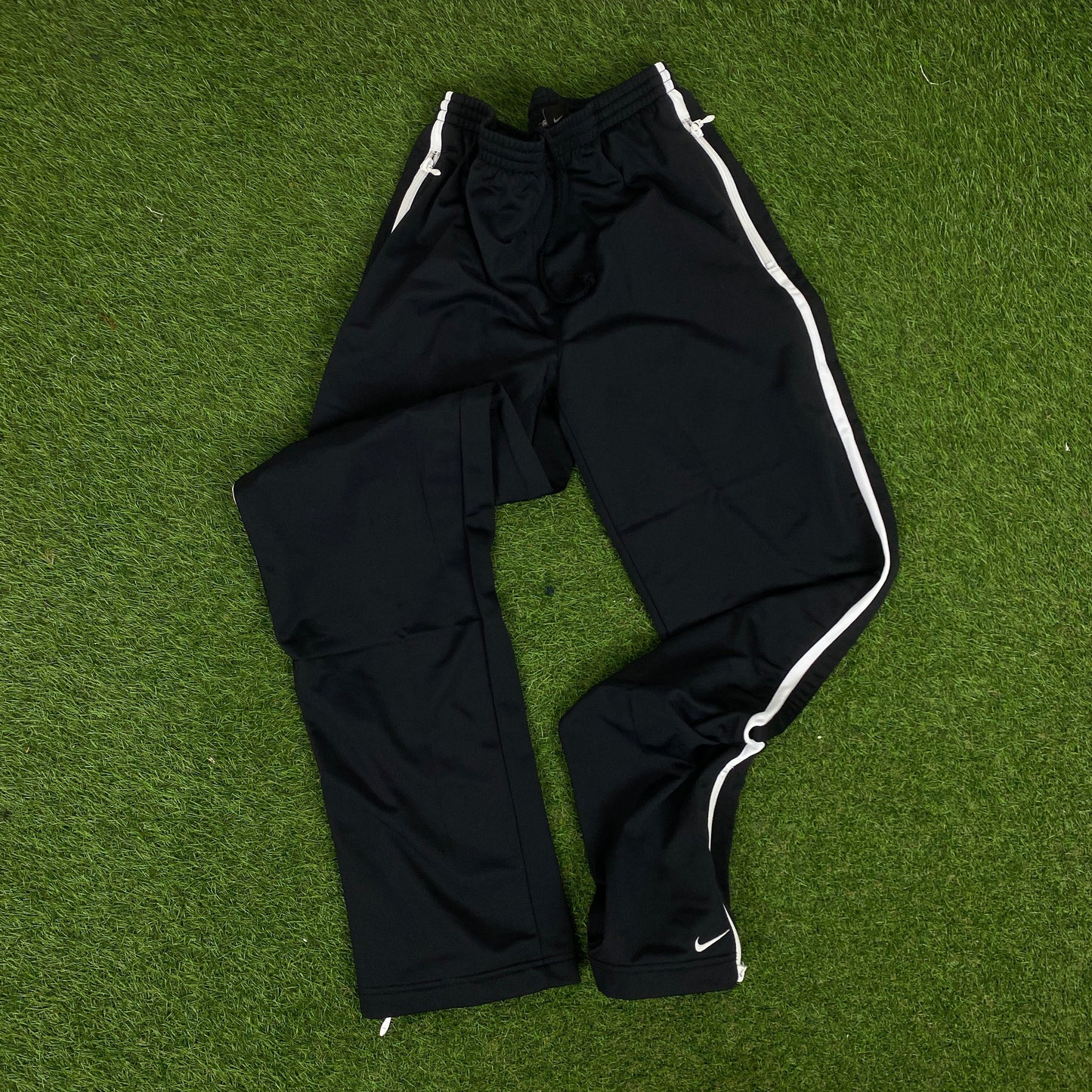 00s Nike Piping Jacket + Joggers Set Black Small