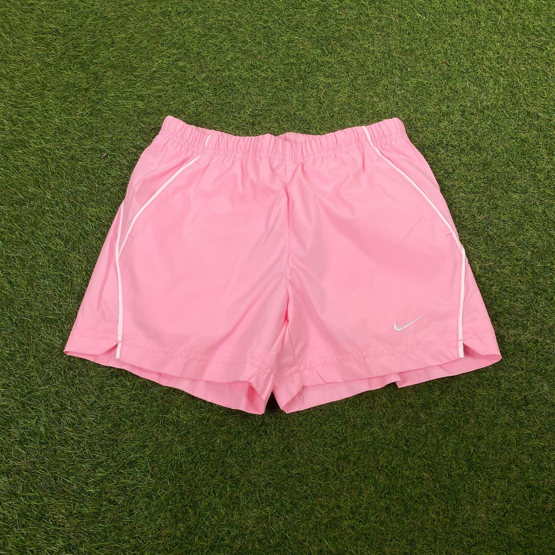 00s Nike Piping Shorts Pink XS - Vintage Box