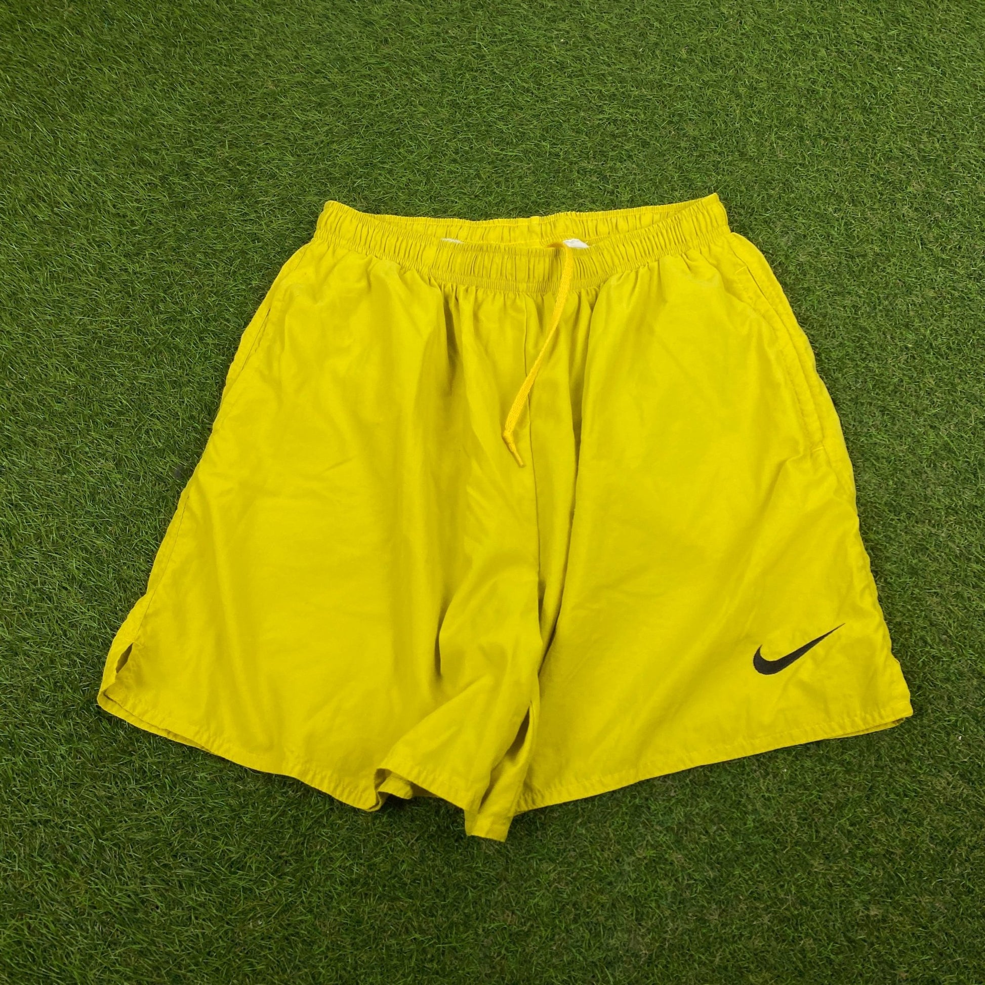 90s Nike Shorts Yellow Medium - Vintage Box