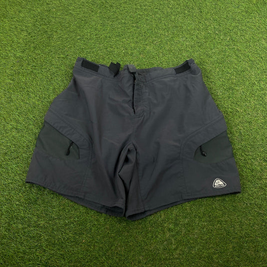 00s Nike ACG Cycling Shorts Grey Medium - Vintage Box