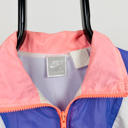 90s Nike Windbreaker Jacket Purple Small - Vintage Box