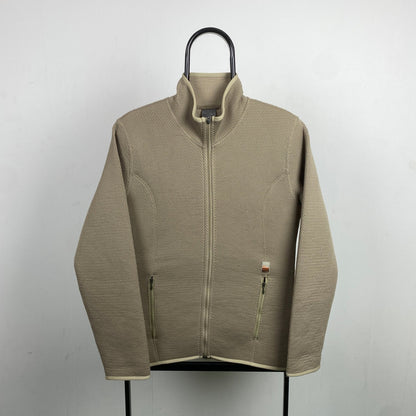 00s Nike Mesh Soft Shell Jacket Brown Medium - Vintage Box