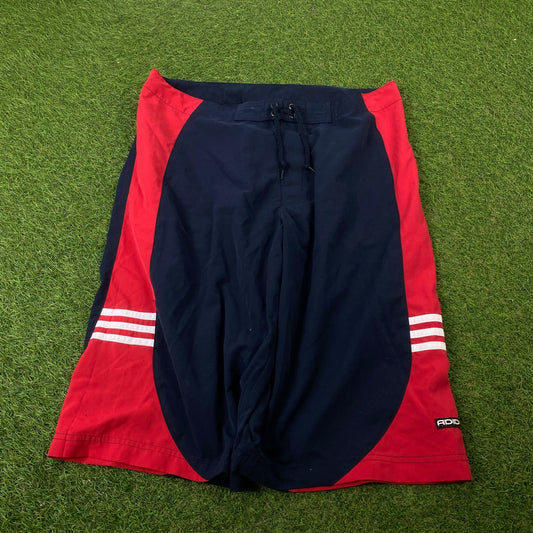 00s Adidas Shorts Blue Large - Vintage Box