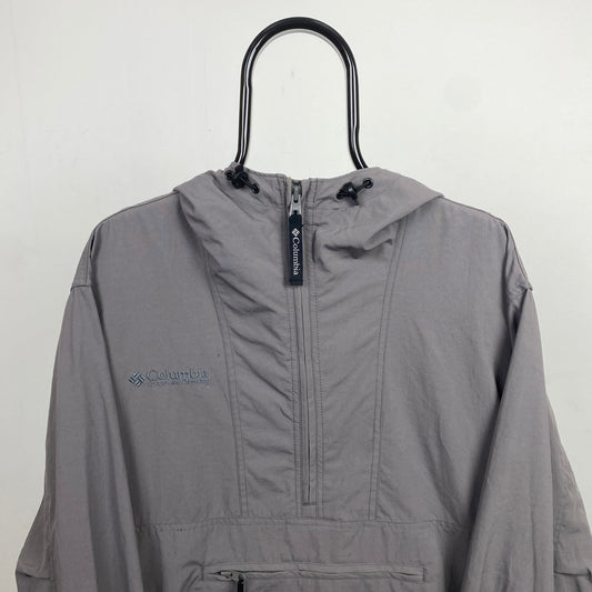 Retro Columbia Waterproof Coat Jacket Brown Small - Vintage Box