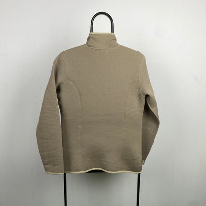 00s Nike Mesh Soft Shell Jacket Brown Medium - Vintage Box