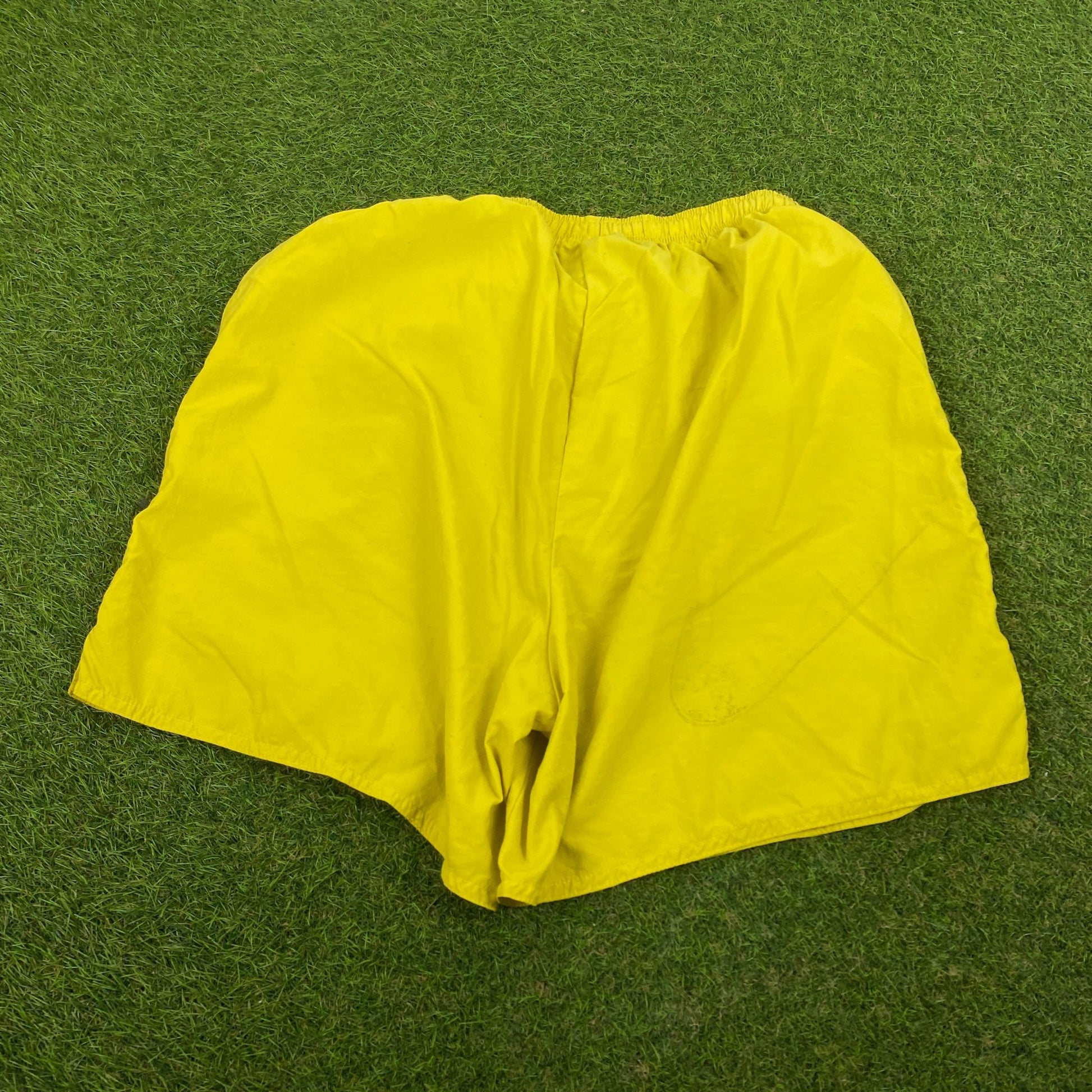 90s Nike Shorts Yellow Medium - Vintage Box