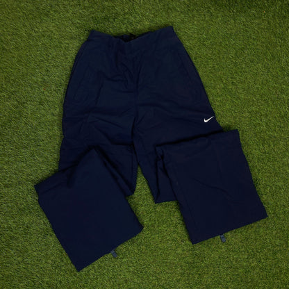 90s Nike Piping Tracksuit Jacket + Joggers Set Blue Small - Vintage Box