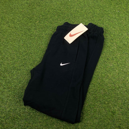 90s Nike Cotton Joggers Black Small