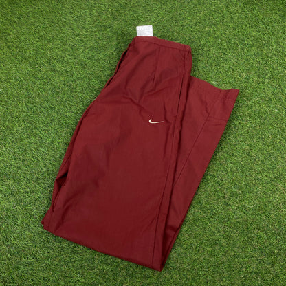 00s Nike Joggers Red Small