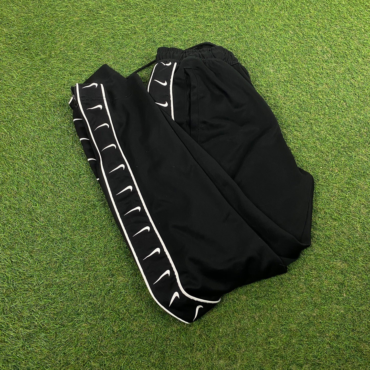 00s Nike Piping Joggers Black Medium