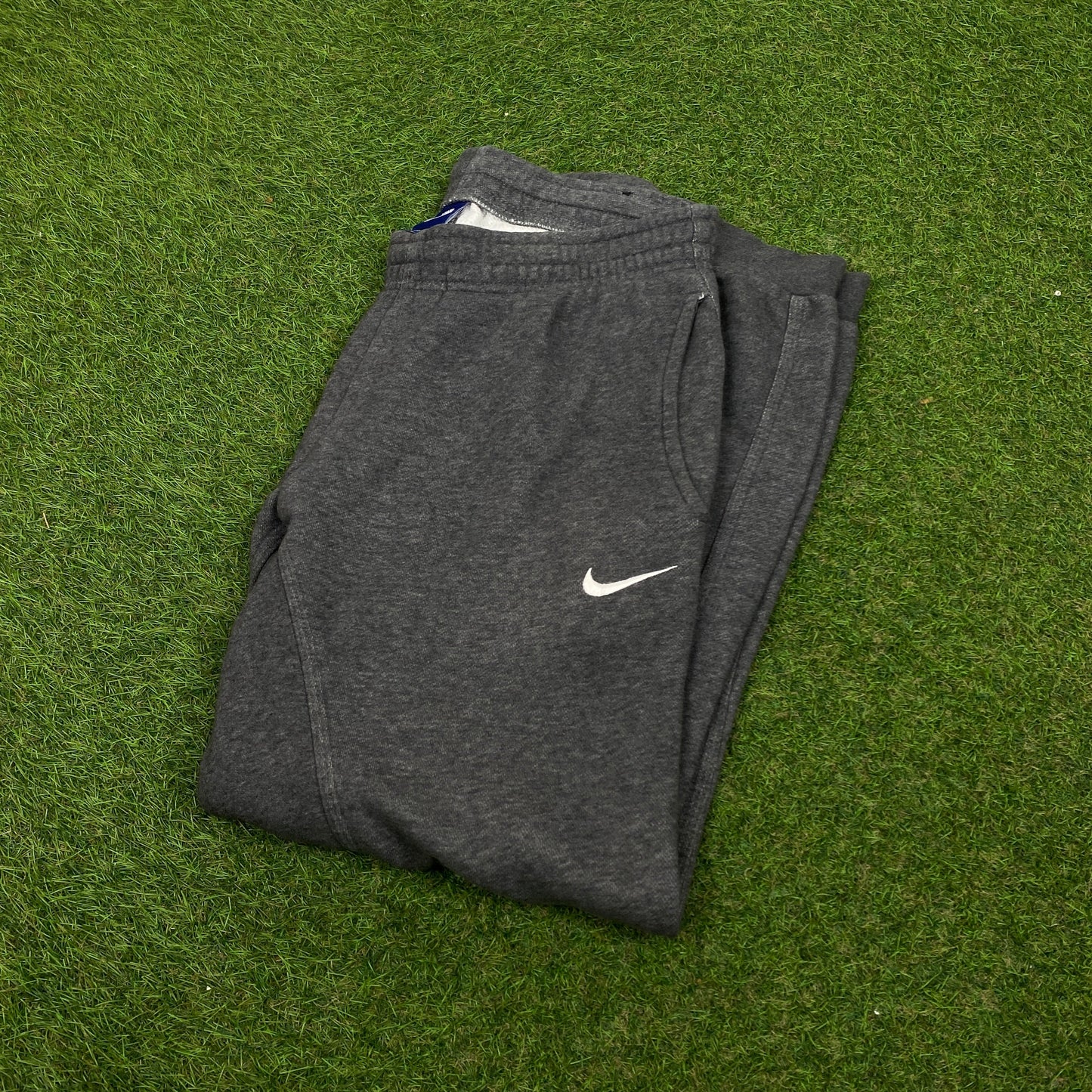 00s Nike Wide Leg Joggers Grey Small