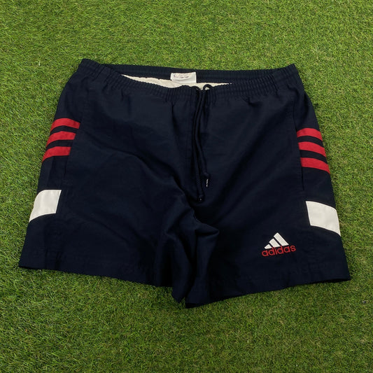 00s Adidas Shorts Blue Medium - Vintage Box