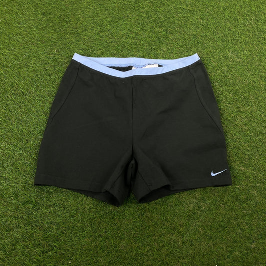 90s Nike Skinny Gym Shorts Black XL - Vintage Box