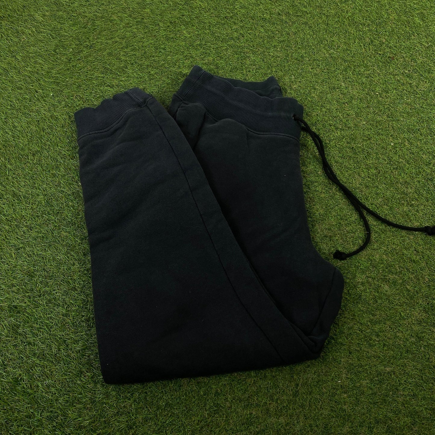 00s Nike Cotton Joggers Black Medium - Vintage Box