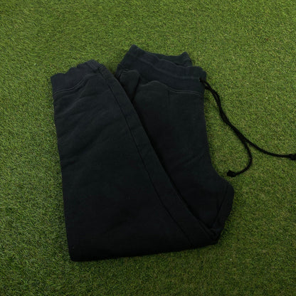 00s Nike Cotton Joggers Black Medium - Vintage Box