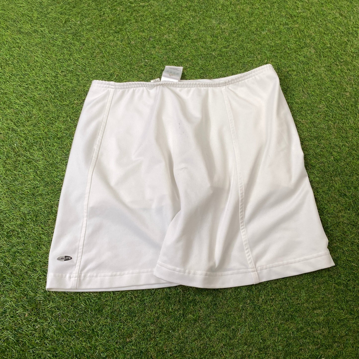 90s Adidas Skirt Shorts White Medium - Vintage Box