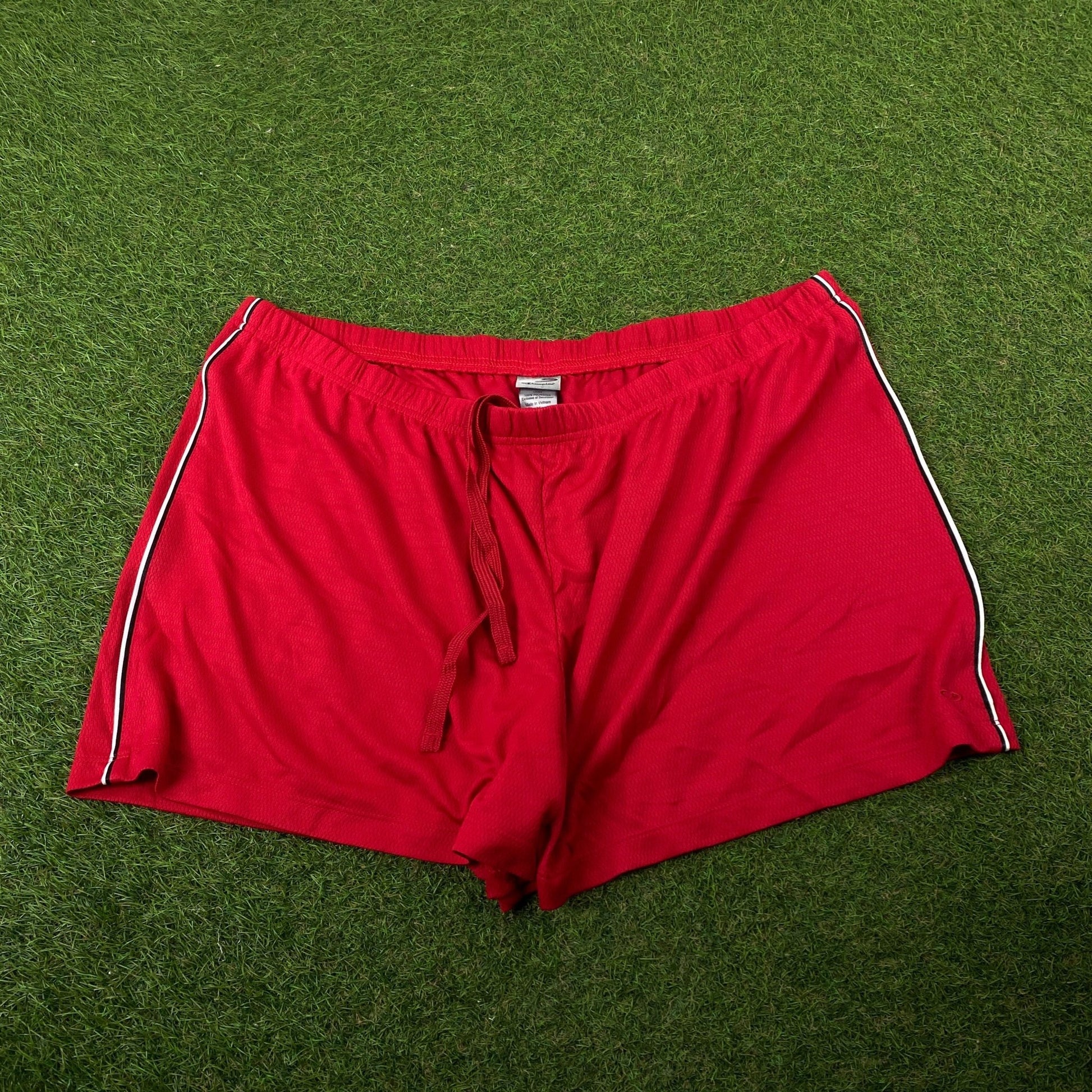 Retro Champion Sprinter Shorts Red XL - Vintage Box