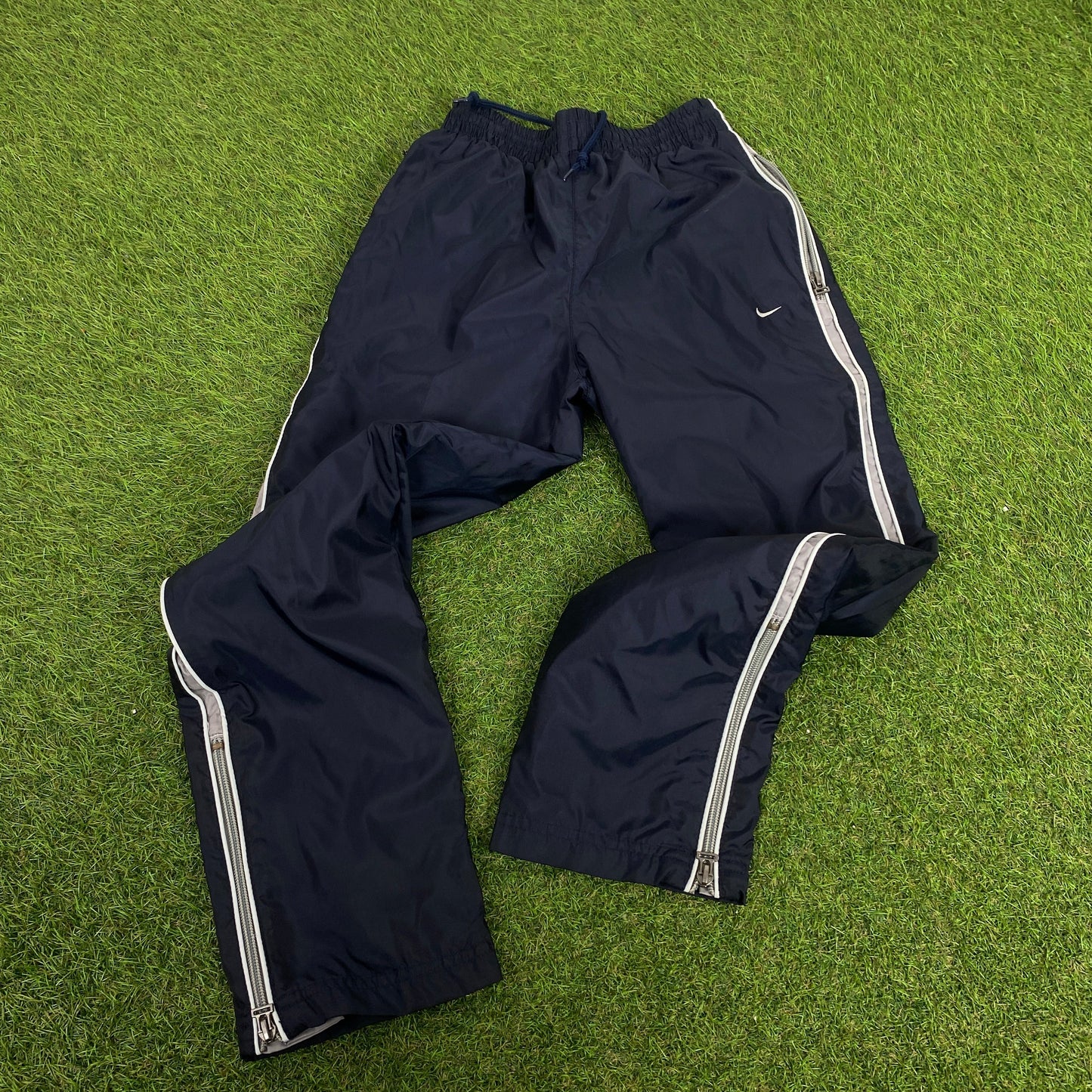 00s Nike Shox Piping Tracksuit Jacket + Joggers Set Blue XS