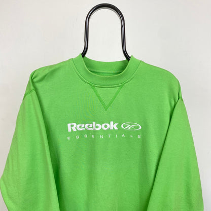 Retro Reebok Sweatshirt Green Medium - Vintage Box
