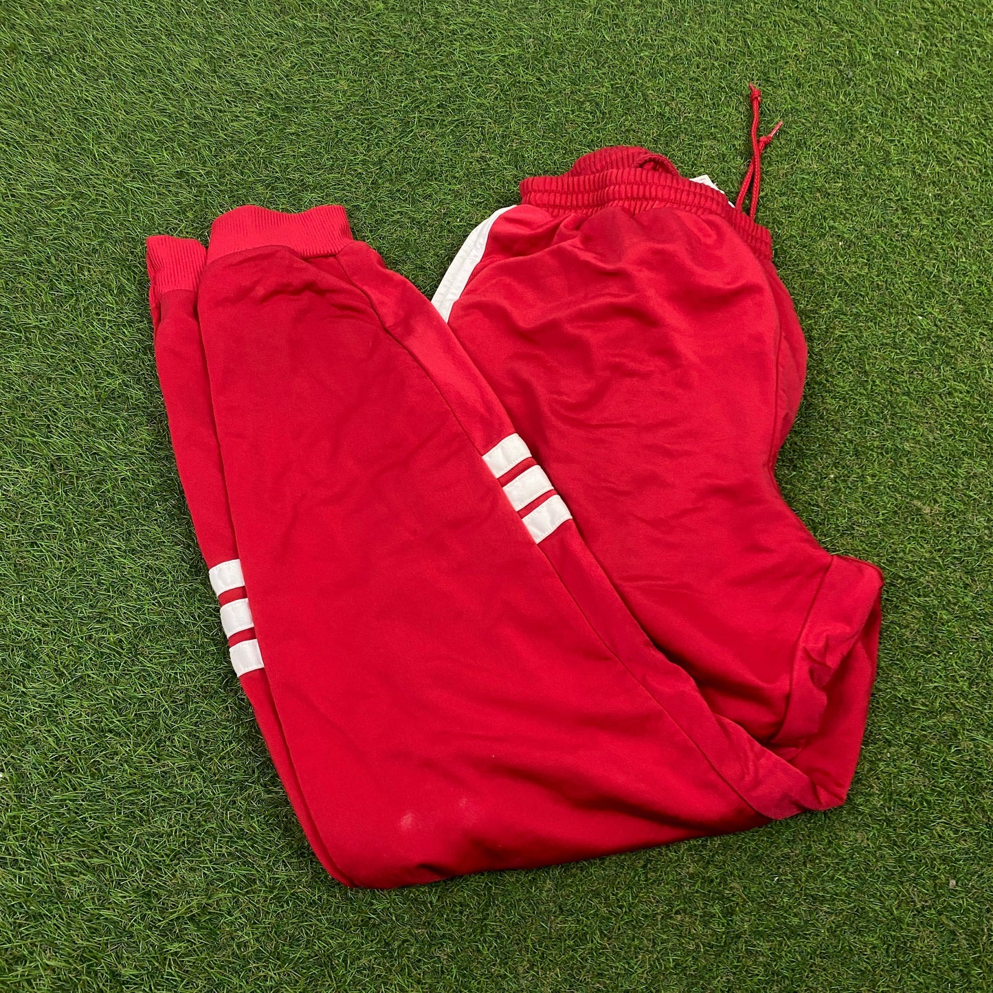 90s Adidas Joggers Red Medium