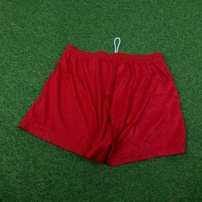 Retro Champion Shorts Red Medium - Vintage Box