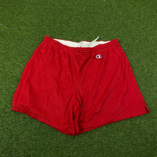 Retro Champion Shorts Red Medium - Vintage Box