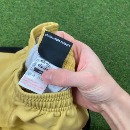 Retro Umbro Football Shorts Gold Medium - Vintage Box