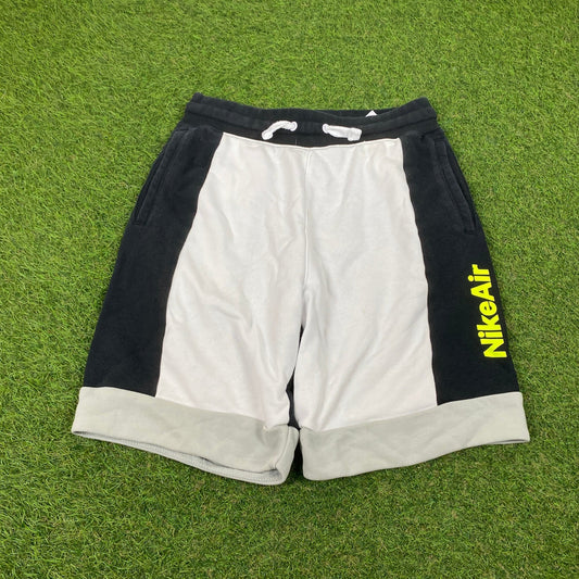 00s Nike Cotton Shorts Grey Small - Vintage Box