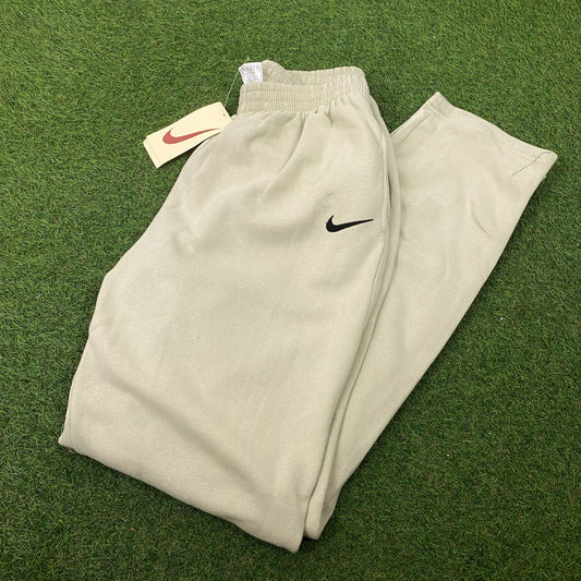 90s Nike Wide Leg Cotton Joggers Brown XXL