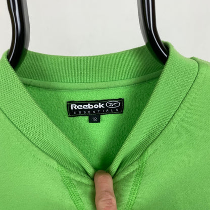 Retro Reebok Sweatshirt Green Medium - Vintage Box