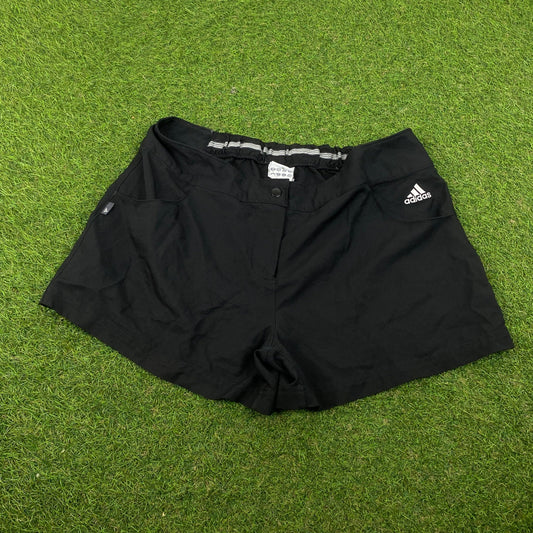 00s Adidas Sprinter Shorts Black Medium - Vintage Box