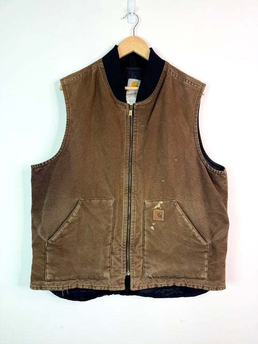 Vintage Carhartt Vest Brown XLarge