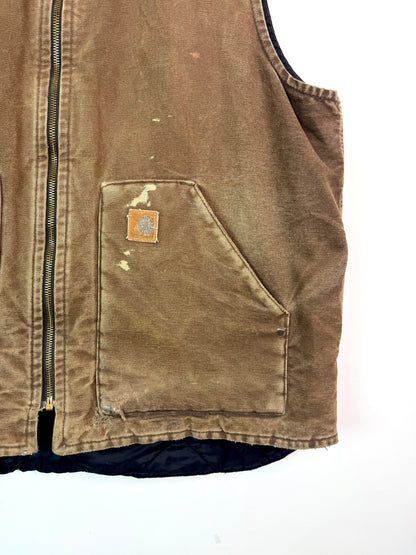Vintage Carhartt Vest Brown XLarge