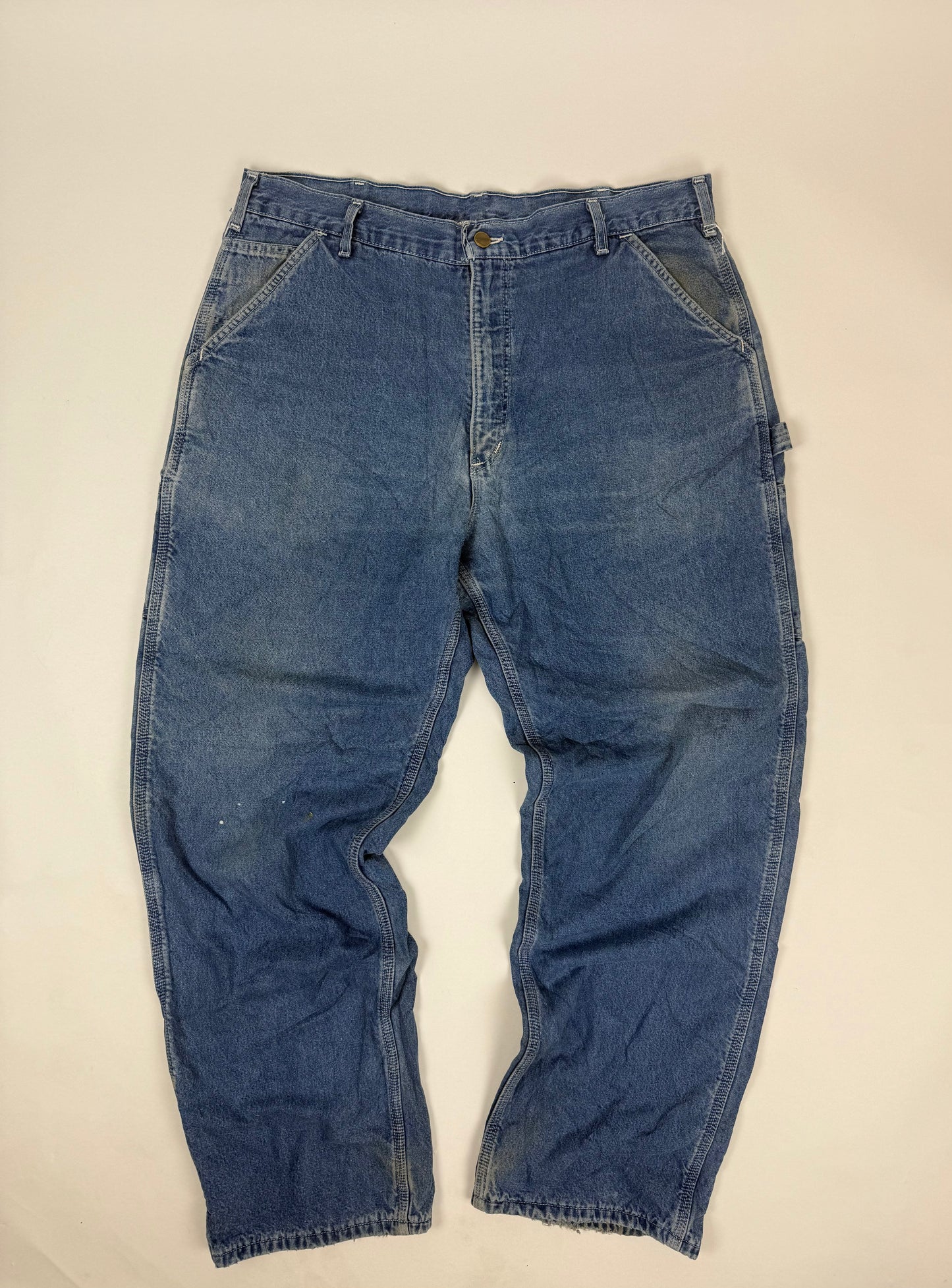 Vintage Carhartt Carpenter Pants Blue 38
