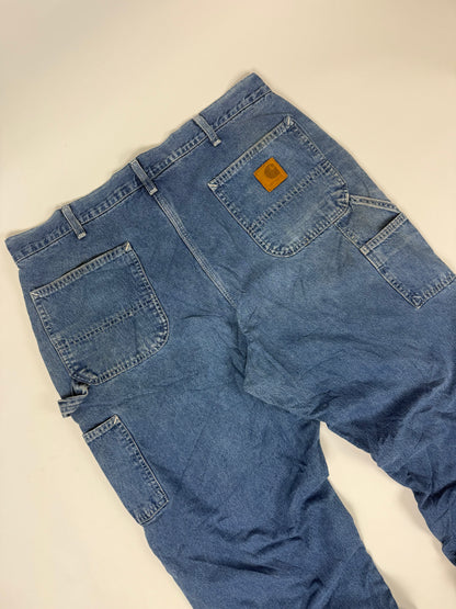 Vintage Carhartt Carpenter Pants Blue 38