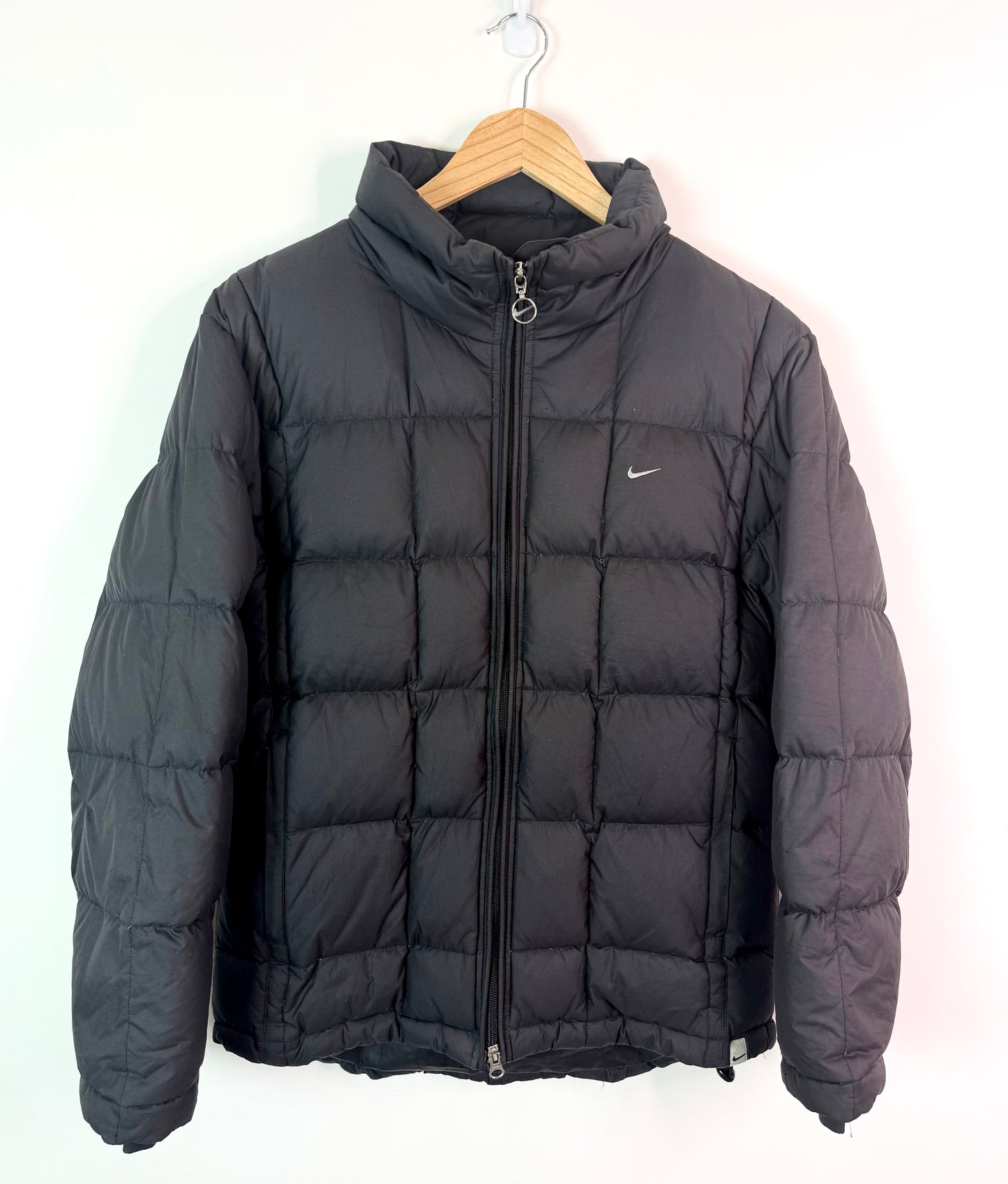 Vintage Nike puffer Jacket Black Large