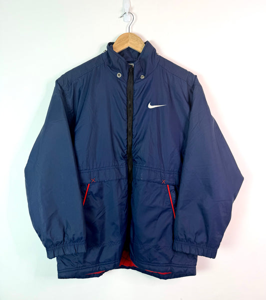 Vintage Nike Windbreaker Jacket Navy Large