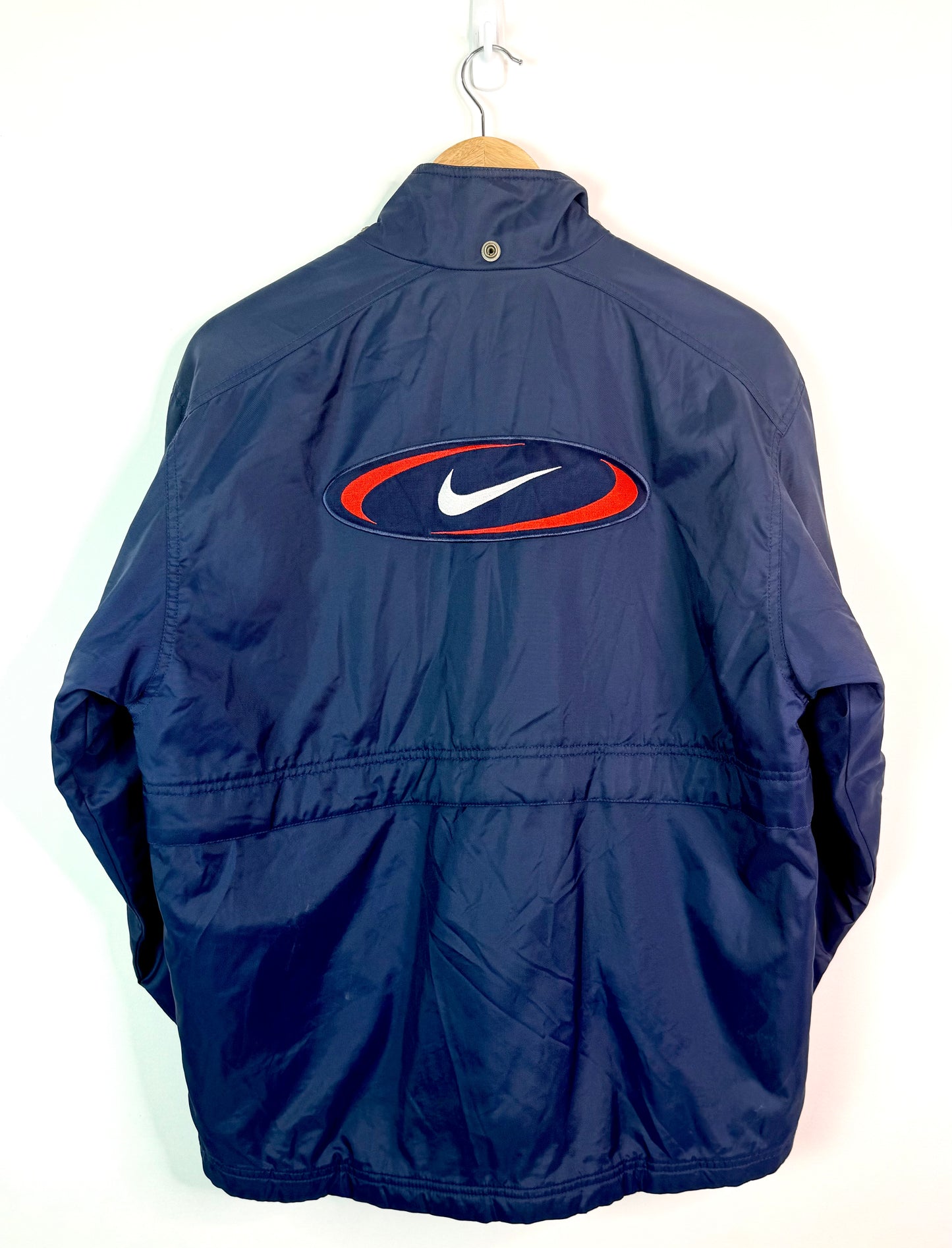 Vintage Nike Windbreaker Jacket Navy Large