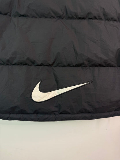 Vintage Nike Puffer Jacket Black Medium