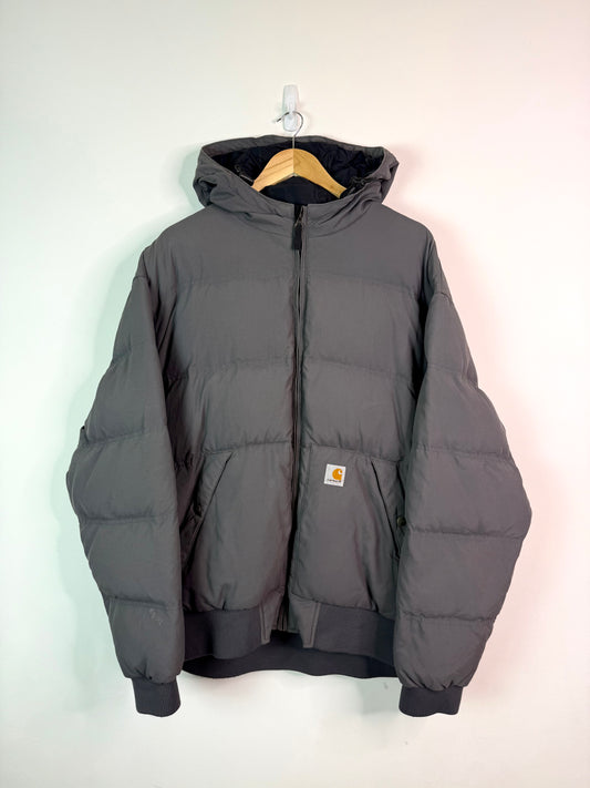 Vintage Carhartt Puffer Jacket Grey XL