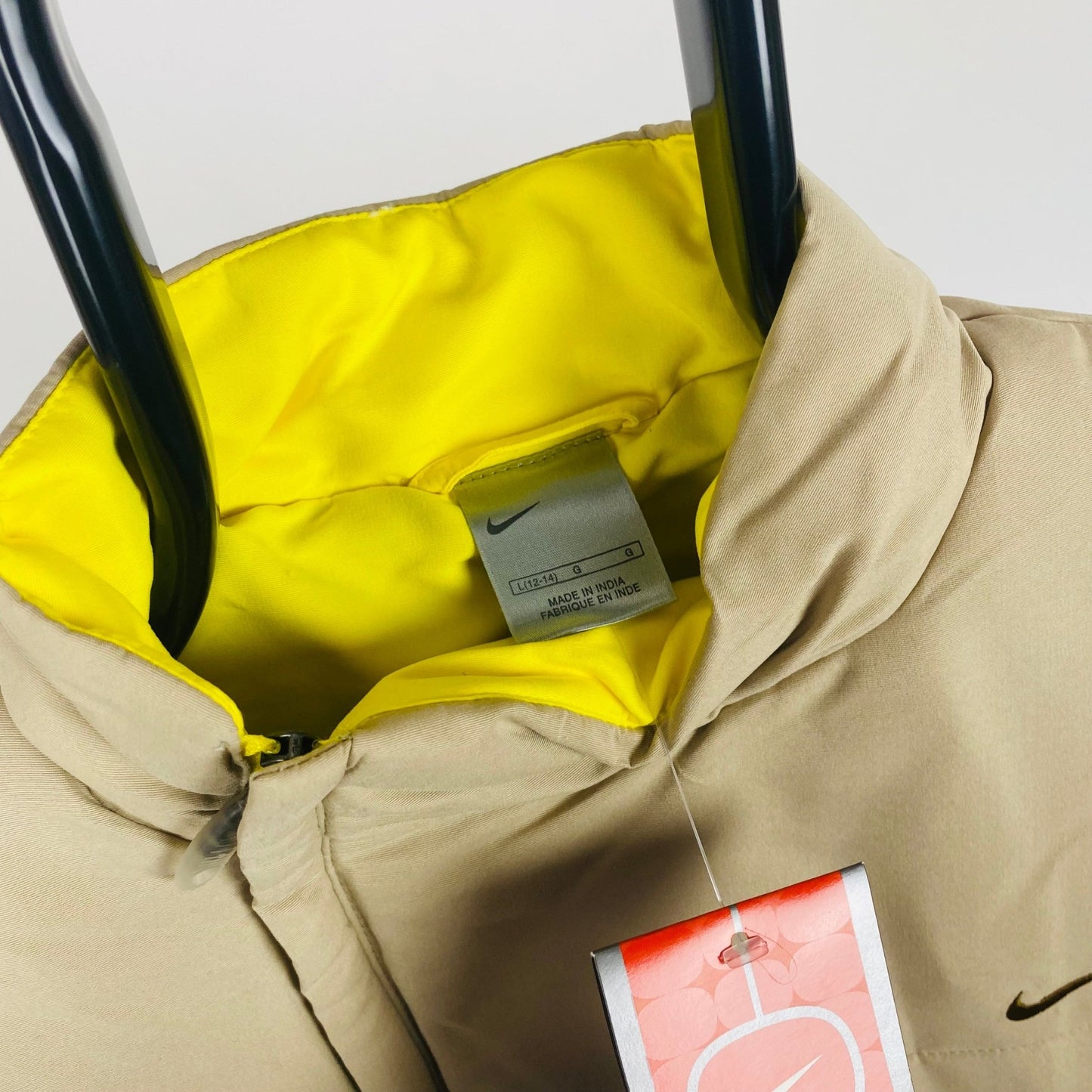 Vintage Nike Puffer Coat Jacket Brown Women’s Large - Vintage Box